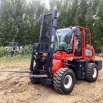 Rough Terrain Forklift Manufacturer - Articulated Off Road Diesel Forklift