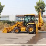 Backhoe Loader Factory - CE EPA 4WD Towable Backhoe Loader