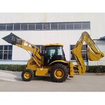 Backhoe Loader Factory - CE EPA 4WD Towable Backhoe Loader