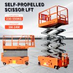 Mobile Scissor Lift Factory - 12m Cheap Portable Motorcycle Sky Lift Platform