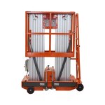 Vertical Aluminium Elevator Manufacturer - Hydraulic Small Mobile Double Mast Platform