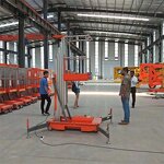 Manual Hydraulic Lifter Factory - Aluminum Alloy Light Weight Mobile Basket Lift