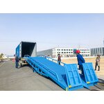 Forklift Dock Ramp Factory - 10 Ton Adjustable Height Mobile Yard Ramp