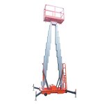 Hydraulic Mobile Lift Manufacturer - Vertical Aluminium Double Mast Aerial Platform
