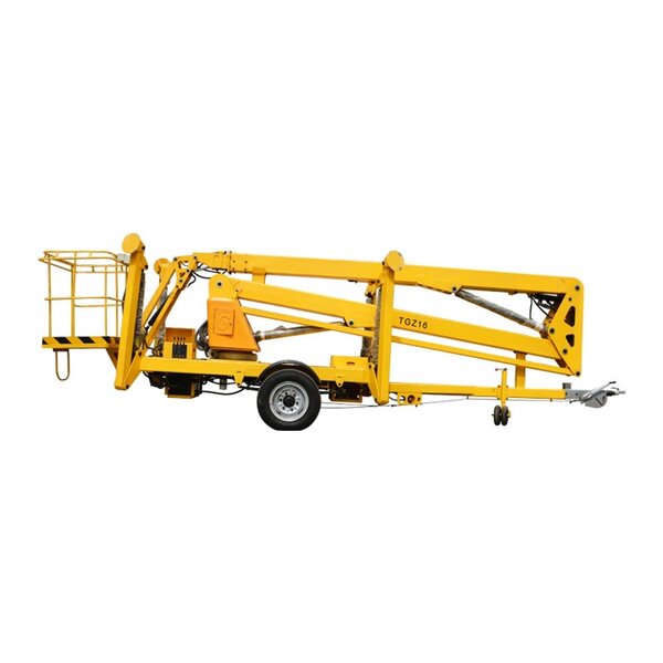 Towable Boom Lift Manufacturer - 14m Hydraulic Trailer Mounted Aerial Platform