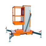 Hydraulic Aerial Platform Factory - 125kg Single Mast Aluminum Alloy Mast Lift