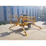 Battery Powered Boom Lift Factory - 10-18m Trailer Mounted Spider Hydraulic Platform