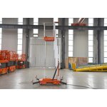 Hydraulic Aerial Platform Factory - 125kg Single Mast Aluminum Alloy Mast Lift