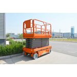Mobile Vertical Scissor Lift Factory - 6-14m Cheap Four Wheels No Outriggers