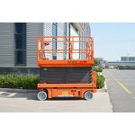 Mobile Vertical Scissor Lift Factory - 6-14m Cheap Four Wheels No Outriggers