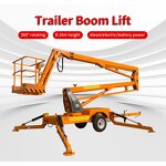 Trailer Mounted Cherry Picker Manufacturer - 10m Hot Selling Telescopic Boom Lift