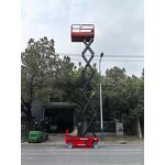 Scissor Lift Aerial Vehicle Factory - 10m Mobile Self-propelled Lift