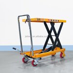 Hydraulic Scissor Lift Table Manufacturer - 150-500kg 1M Height with Rollers