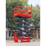 Scissor Lift Aerial Vehicle Factory - 10m Mobile Self-propelled Lift