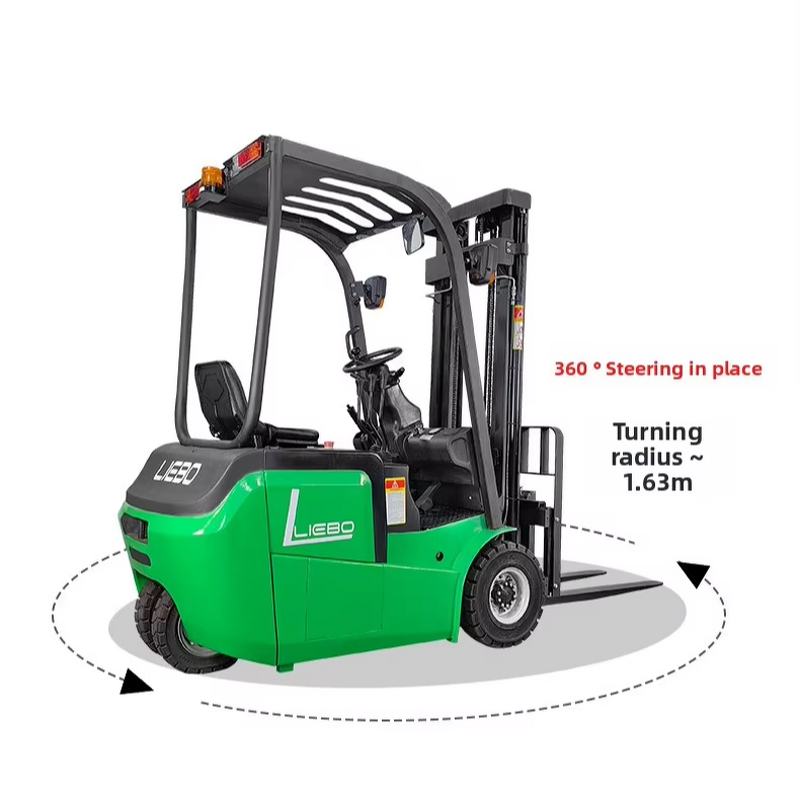 Electric Forklift Factory - 3 Wheel 1200kg Portable 4.5m Lift