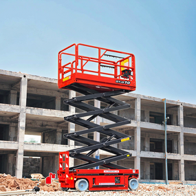 Scissor Lift Aerial Vehicle Factory - 10m Mobile Self-propelled Lift