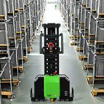 Self Loading Stacker Manufacturer - 1.3 Ton Portable Electric Forklift