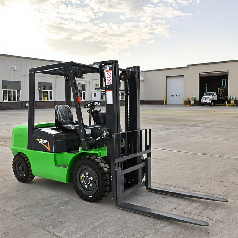 Mini Electric Forklift Supplier - 3 Ton 3000kg Four Wheel Stacker