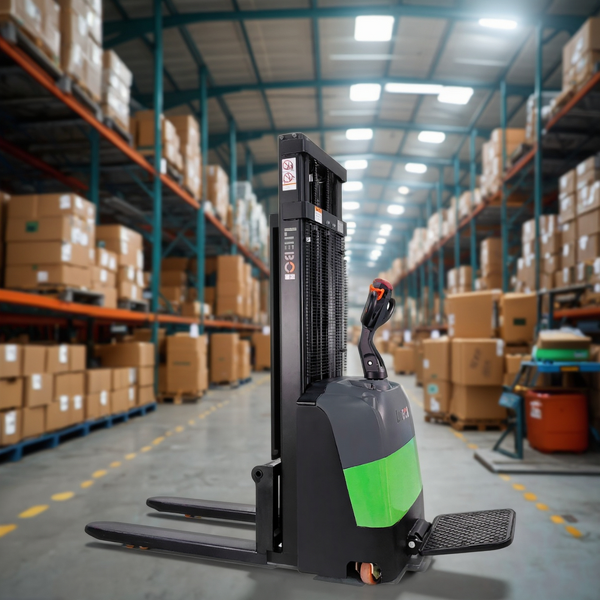 Electric Stacker Factory - 1-2 Ton Full Electric Standing Drive