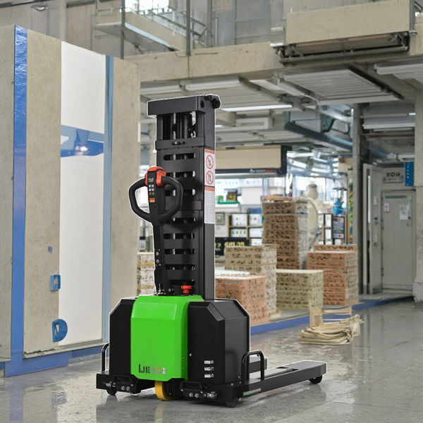 Electric Stacker Factory - Low Price 1300kg Portable Forklift