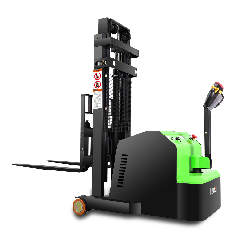 Electric Reach Stacker Supplier - Self-Loading Adjustable 500kg