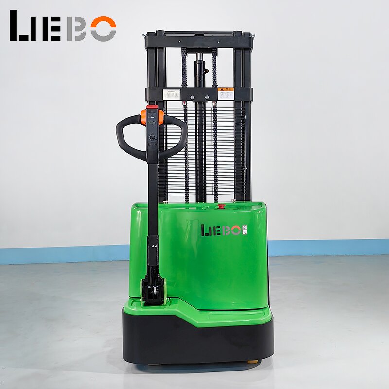 Semi Electric Pallet Truck Factory - 1500kg 5.5m Lithium Battery