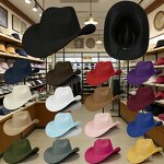 Luxury Fedora Hat Factory - 2025 OEM Western Style Wide Brim Custom Logo