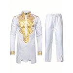 Men's Ethnic Wedding Suit Factory - South African Style 2-Piece Fleece Dress