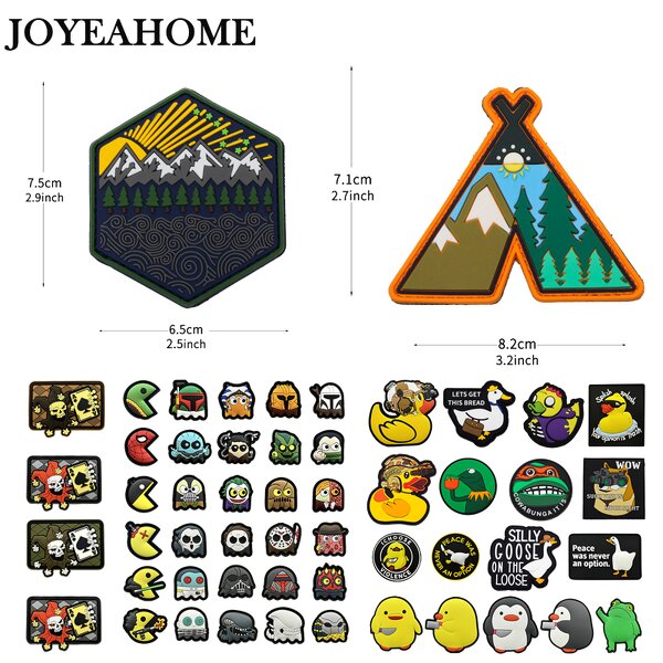 PVC Badge Label Manufacturer - Custom Magic Sticker Washable for Clothing