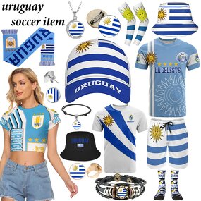 Uruguay Football Fan Items Manufacturer - Breathable Quick Dry World Cup Support