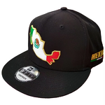 Mexico Flag Baseball Caps Factory - 6-Panel Cotton Snapback 3D Embroidery