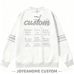 French Terry Sweatshirt Factory - Crew Neck Custom Design Wholesale Bulk