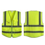 High Visibility Safety Vest Factory - Supertouch Multi-Pockets Winter Waistcoat