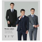 Slim Fit Three-piece Suit Factory - Plus Size Male Gentlemen Wedding Blazer