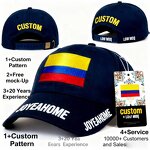 Colombia Independence Baseball Cap Manufacturer - Custom National Flag Embroidery Hat