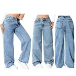 Women's Trendy Jeans Manufacturer - Plus Size Cargo Slim Fit Stretch Wholesale