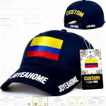 Colombia Independence Baseball Cap Manufacturer - Custom National Flag Embroidery Hat