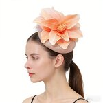 Women's Fascinator Hat Manufacturer - Large Flower Top Sinamay Kentucky Derby