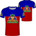 Haiti Flag T-shirts Manufacturer - Custom 3D Printed Soft Polyester Wholesale