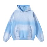 Acid Washed Hoodies Factory - Pure Color Cotton Spray Dyeing Embroidery