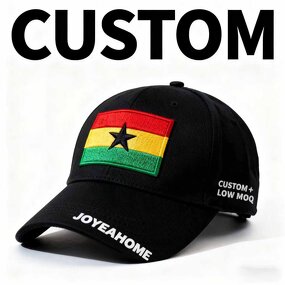 Ghana Flag Baseball Cap Manufacturer - Embroidered Independence Day Hat Wholesale