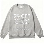 French Terry Sweatshirt Factory - Crew Neck Custom Design Wholesale Bulk