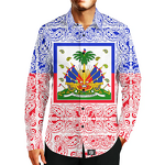 Men's Polo Shirts Factory - 3D Digital Printing Polyester Long Sleeve Hawai