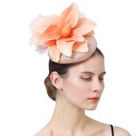 Women's Fascinator Hat Manufacturer - Large Flower Top Sinamay Kentucky Derby