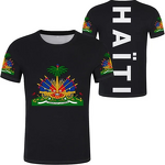 Haiti Flag T-shirts Manufacturer - Custom 3D Printed Soft Polyester Wholesale