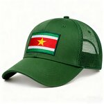 Suriname Flag Baseball Cap Manufacturer - Custom Embroidered Independence Day Hat