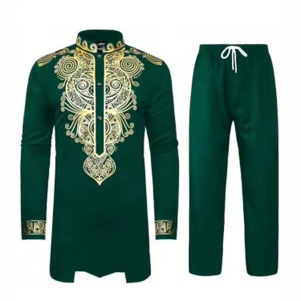 Men's Ethnic Wedding Suit Factory - South African Style 2-Piece Fleece Dress
