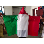 World Cup Flag Poncho Manufacturer - National Flag Cape for Patriotic Activities