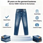 Women's Denim Jeans Manufacturer - Custom Logo High-Waisted Straight Leg Casual