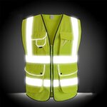 High Visibility Safety Vest Factory - Supertouch Multi-Pockets Winter Waistcoat